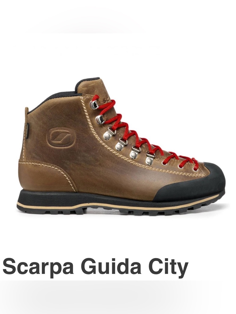 New without tags Scarpa Men’s City Guide Vibram Brown Hiking Boots